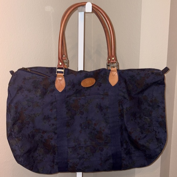 GAP Handbags - Vintage Gap weekend bag Navy and Brown Women's Tote Bag